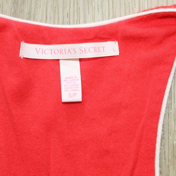 Victoria's Secret Babydoll Red Summer Beach Bra Top Open Back Dress S - Picture 3 of 9